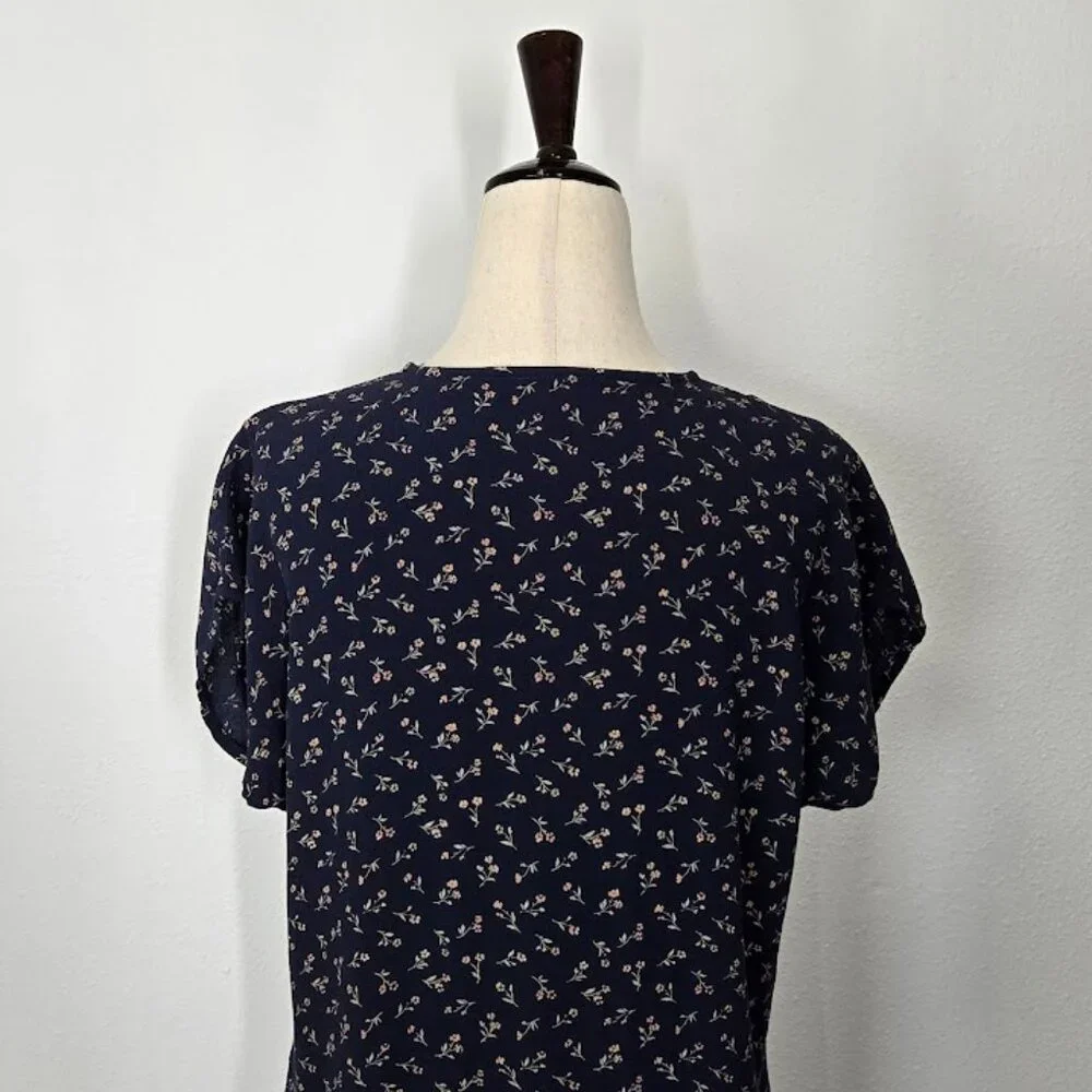 MADEWELL easy midi dress in spring fling Sz S - Picture 8 of 11